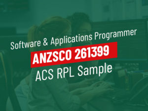 ACS RPL Sample Software and Applications Programmer