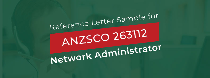 ACS Reference Letter Sample for Network Administrator