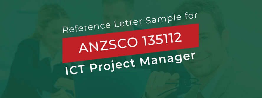 ACS Reference Letter Sample for ICT Project Manager